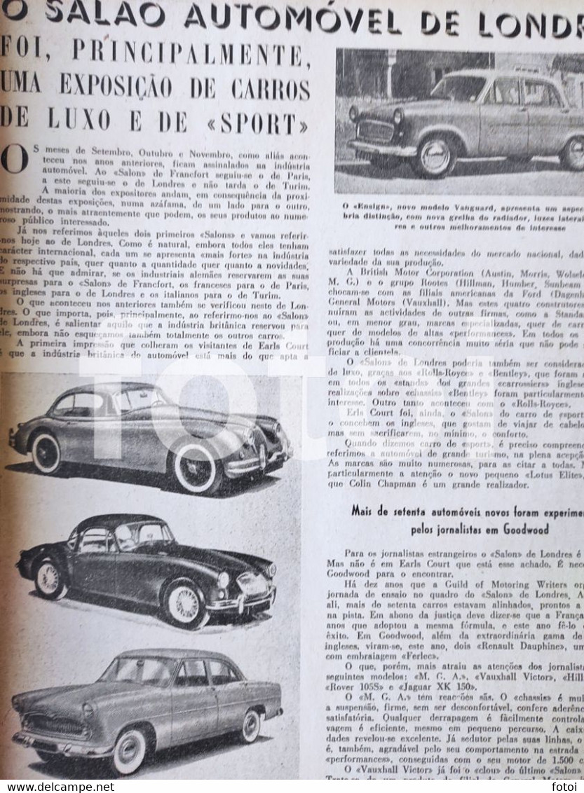 1957 SIMCA ARONDE COVER MUNDO MOTORIZADO MAGAZINE VESPA 400 BORGWARD ISABELLA FANGIO - Magazines