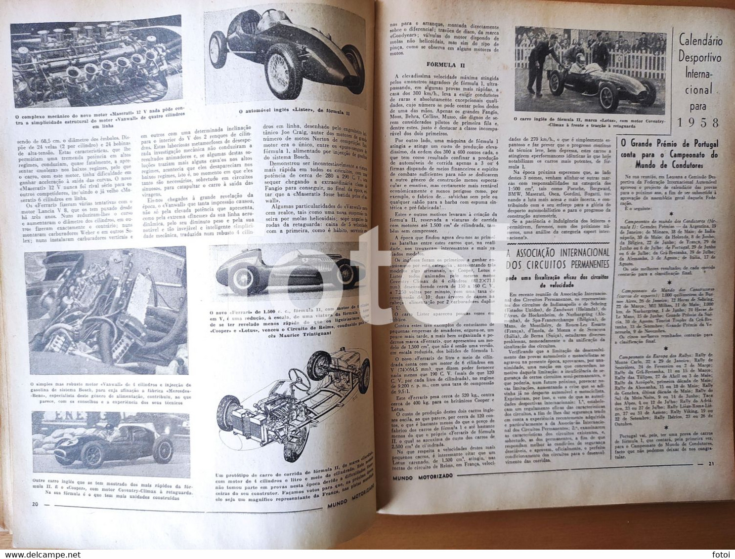 1957 SIMCA ARONDE COVER MUNDO MOTORIZADO MAGAZINE VESPA 400 BORGWARD ISABELLA FANGIO