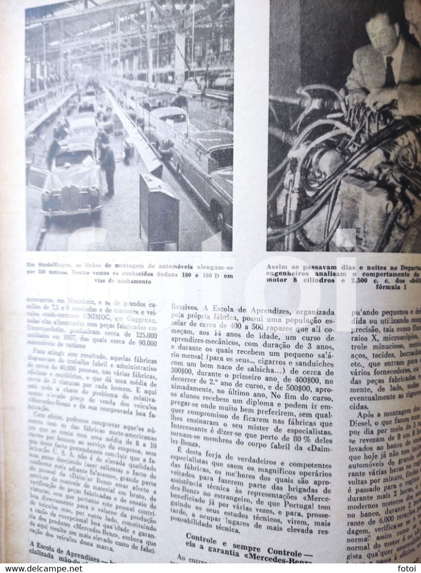 1958 STANDARD VANGUARD ESTATE CAR COVER MUNDO MOTORIZADO MAGAZINE LOTUS VOLTA PORTUGAL - Magazines