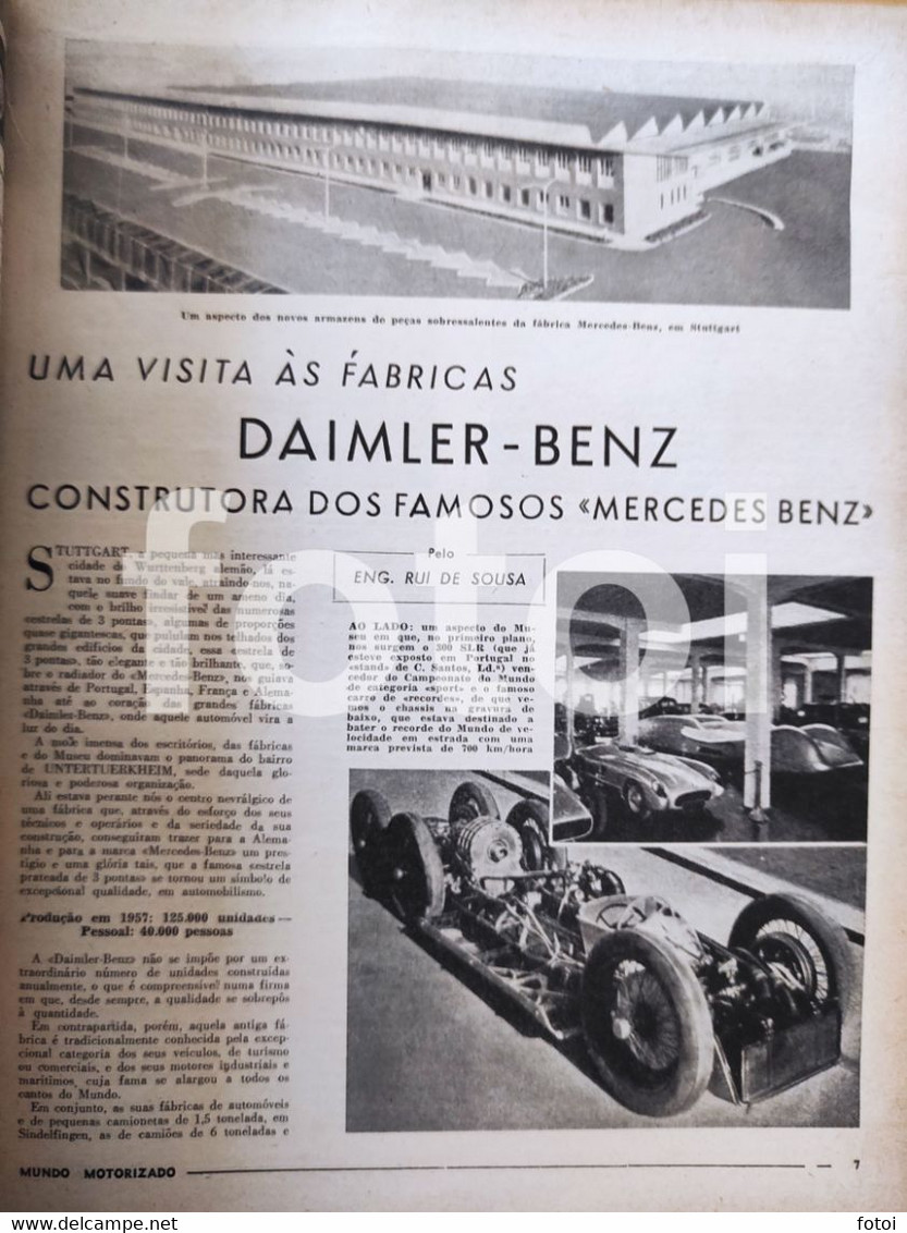 1958 STANDARD VANGUARD ESTATE CAR COVER MUNDO MOTORIZADO MAGAZINE LOTUS VOLTA PORTUGAL