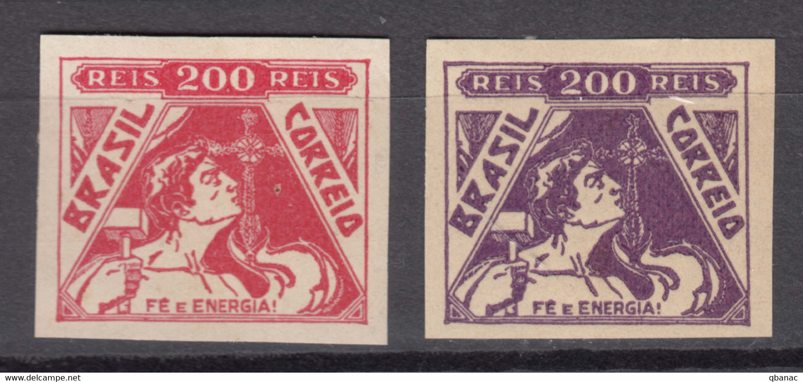 Brazil Brasil 1933 Mi#396-397 Mint Never Hinged Imperforated - Nuevos