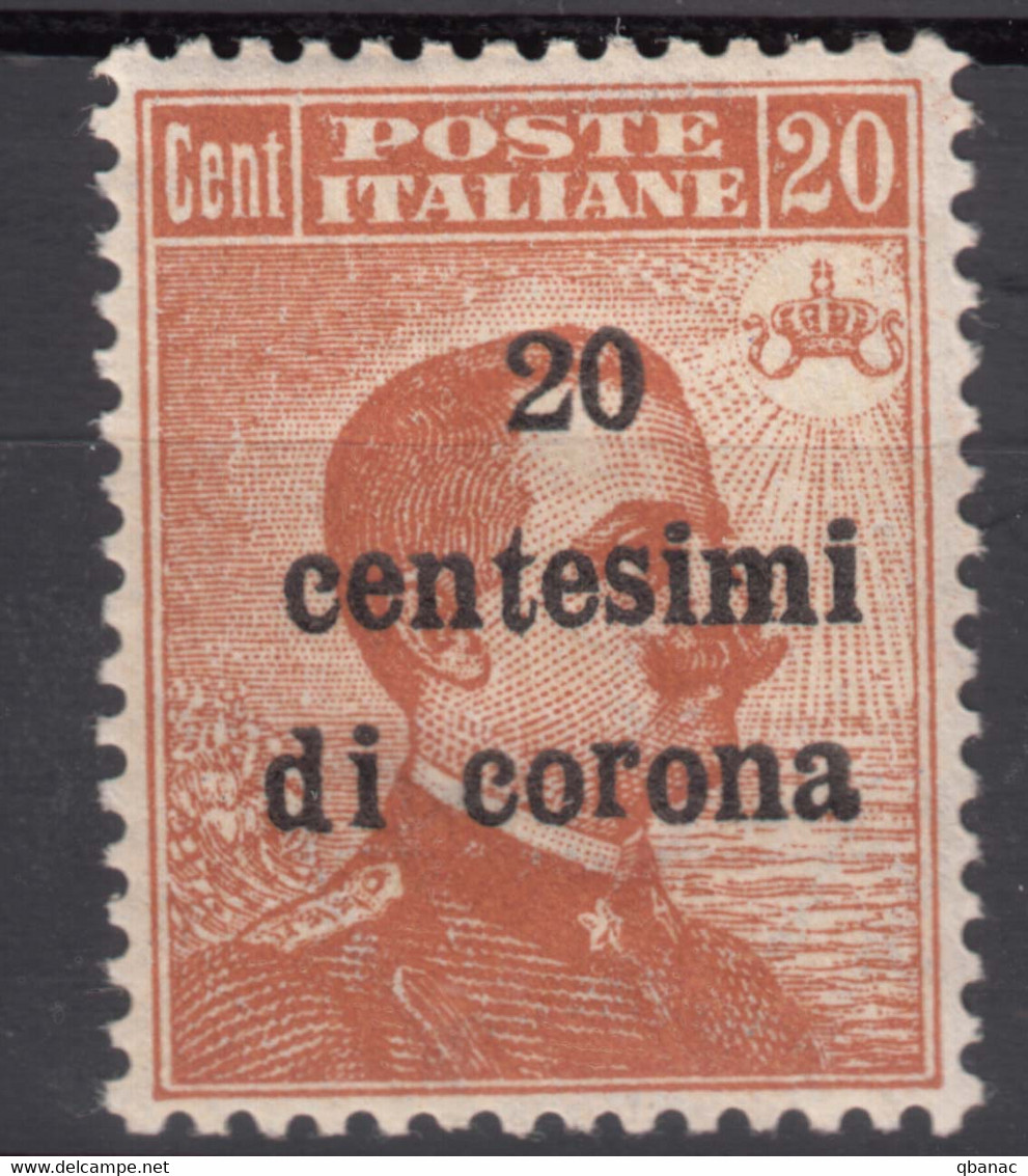 Italy Occupation In WWI - Trento & Trieste 1919 Sassone#5 Mint Hinged - Trente & Trieste