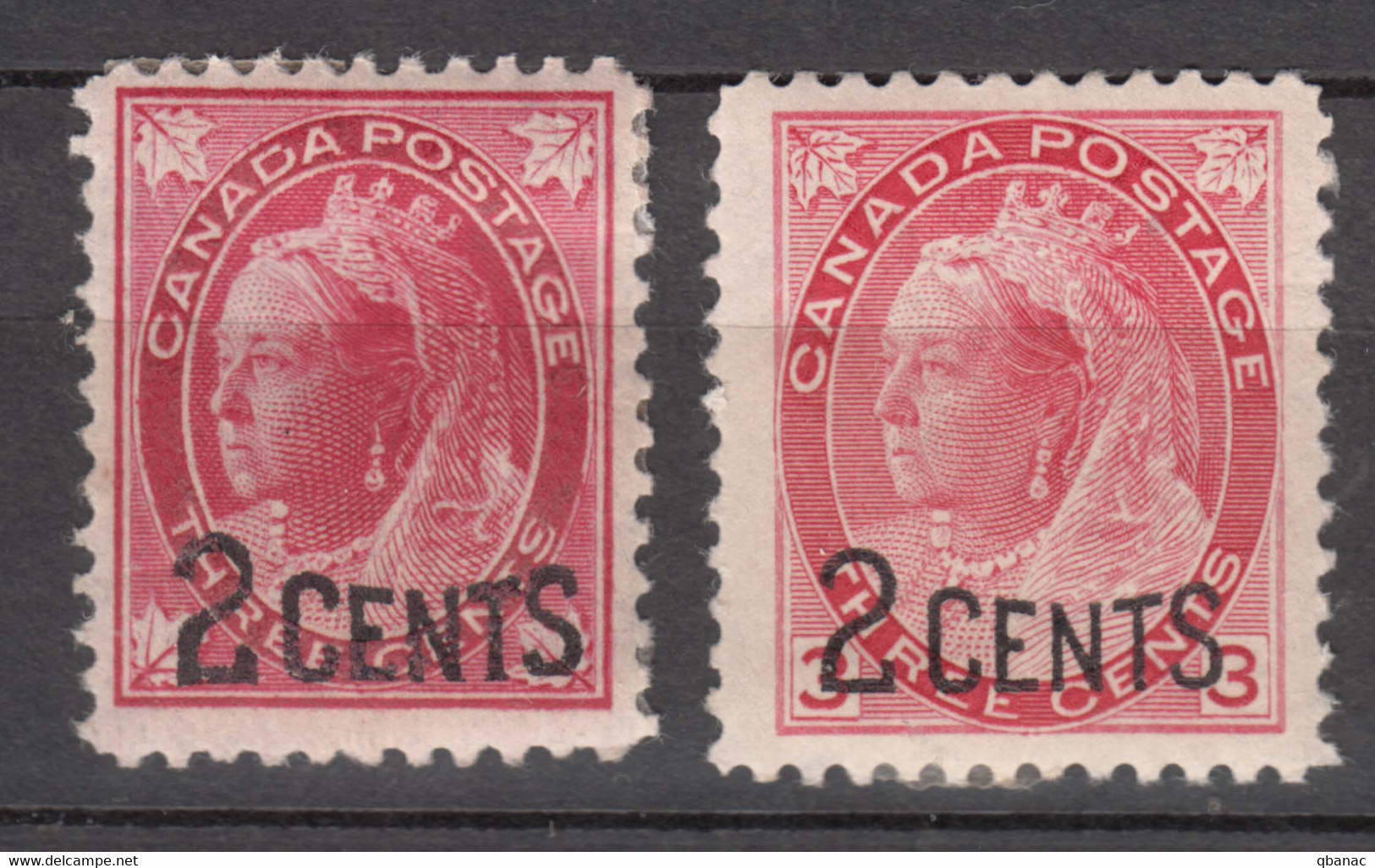 Canada 1899 Mi#75-76 Mint Hinged - Ungebraucht