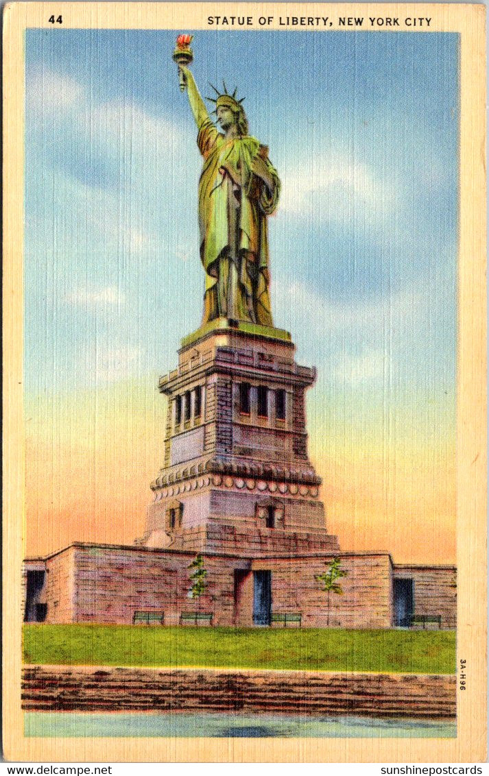 New York City Statue Of Liberty Curteich - Estatua De La Libertad