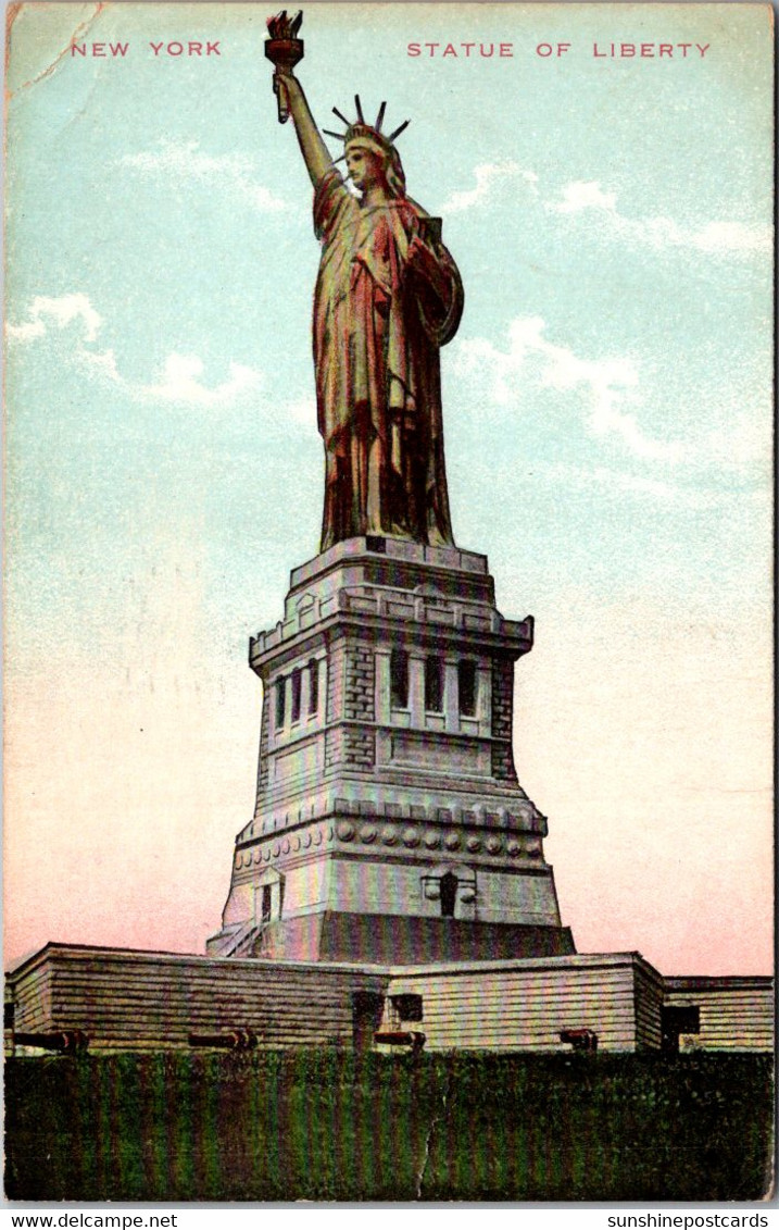 New York City Statue Of Liberty 1911 - Estatua De La Libertad