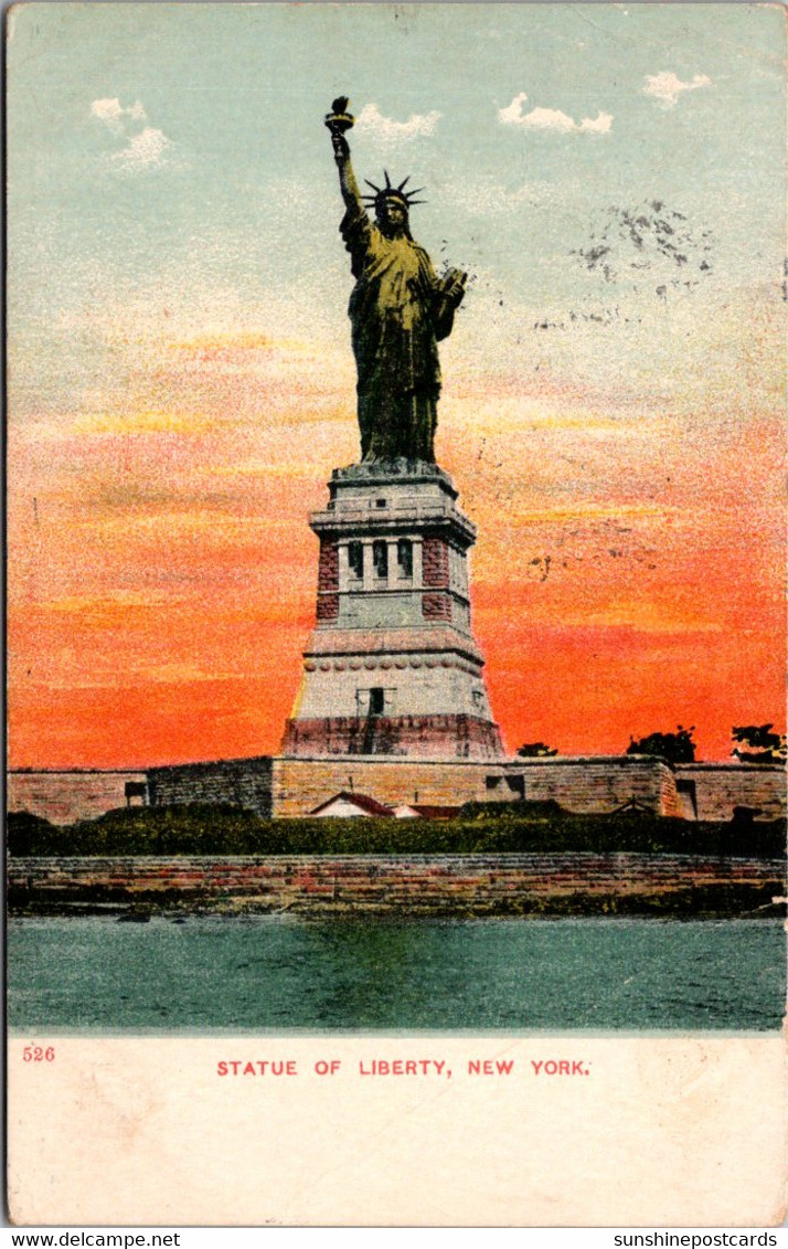 New York City Statue Of Liberty 1908 - Estatua De La Libertad