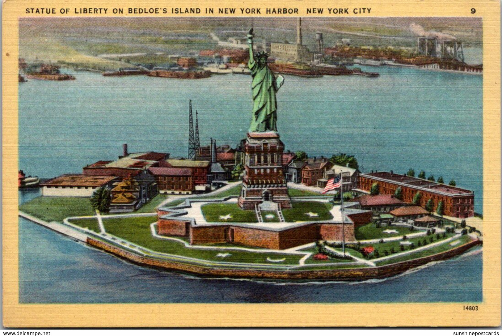 New York City Statue Of Liberty On Bedloe's Island - Statue Of Liberty