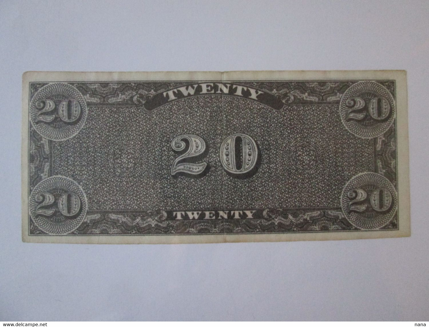 USA Copy 20 Dollars 1861 Banknote The Confederate States Of America,see Pictures - Verzamelingen