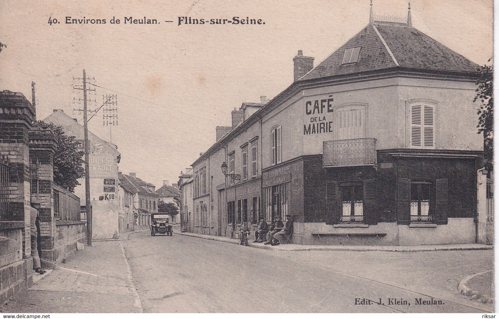FLINS SUR SEINE(CAFE) - Flins Sur Seine