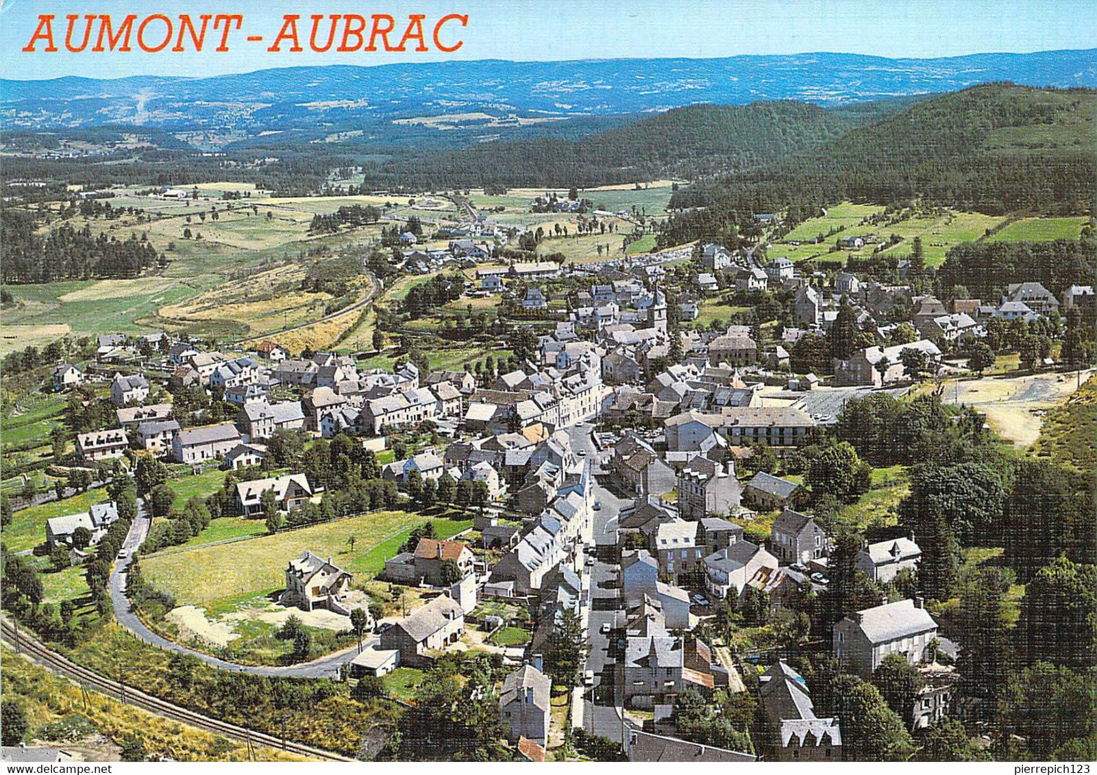 48 - Aumont D'Aubrac - Vue Générale Aérienne - Aumont Aubrac