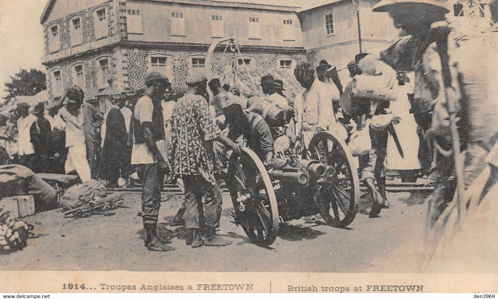 Afrique - SIERRA-LEONE - Freetown - Troupes Anglaises - Canon - Sierra Leone