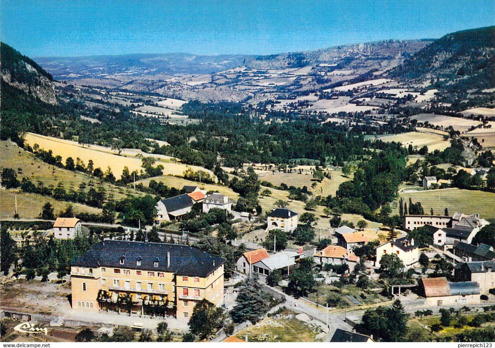 48 - Chanac - Vue Aérienne - La Vallée Du Lot Et Le "Christ Roi" - Chanac