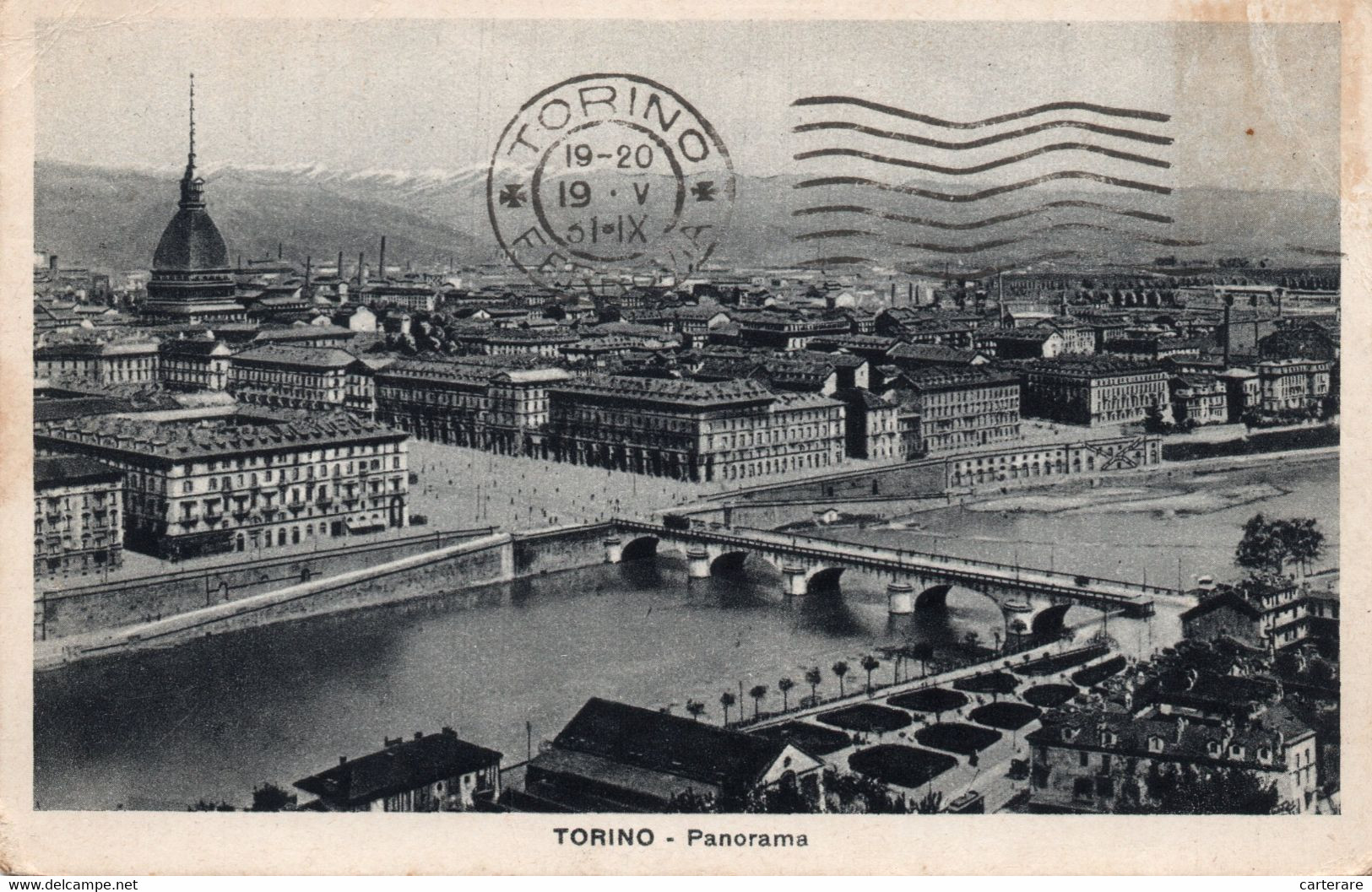 Italie,italia,piemonte,TURIN,TORINO,1931,TAMPON - Transportes