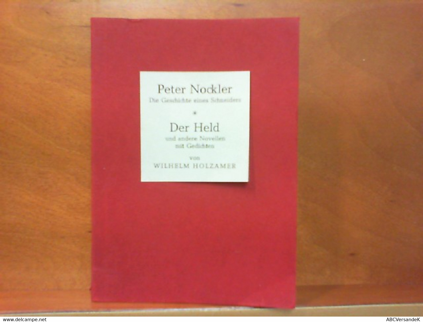 Wilhelm Holzamer : Peter Nockler - Die Geschichte Eines Schneiders - Short Fiction