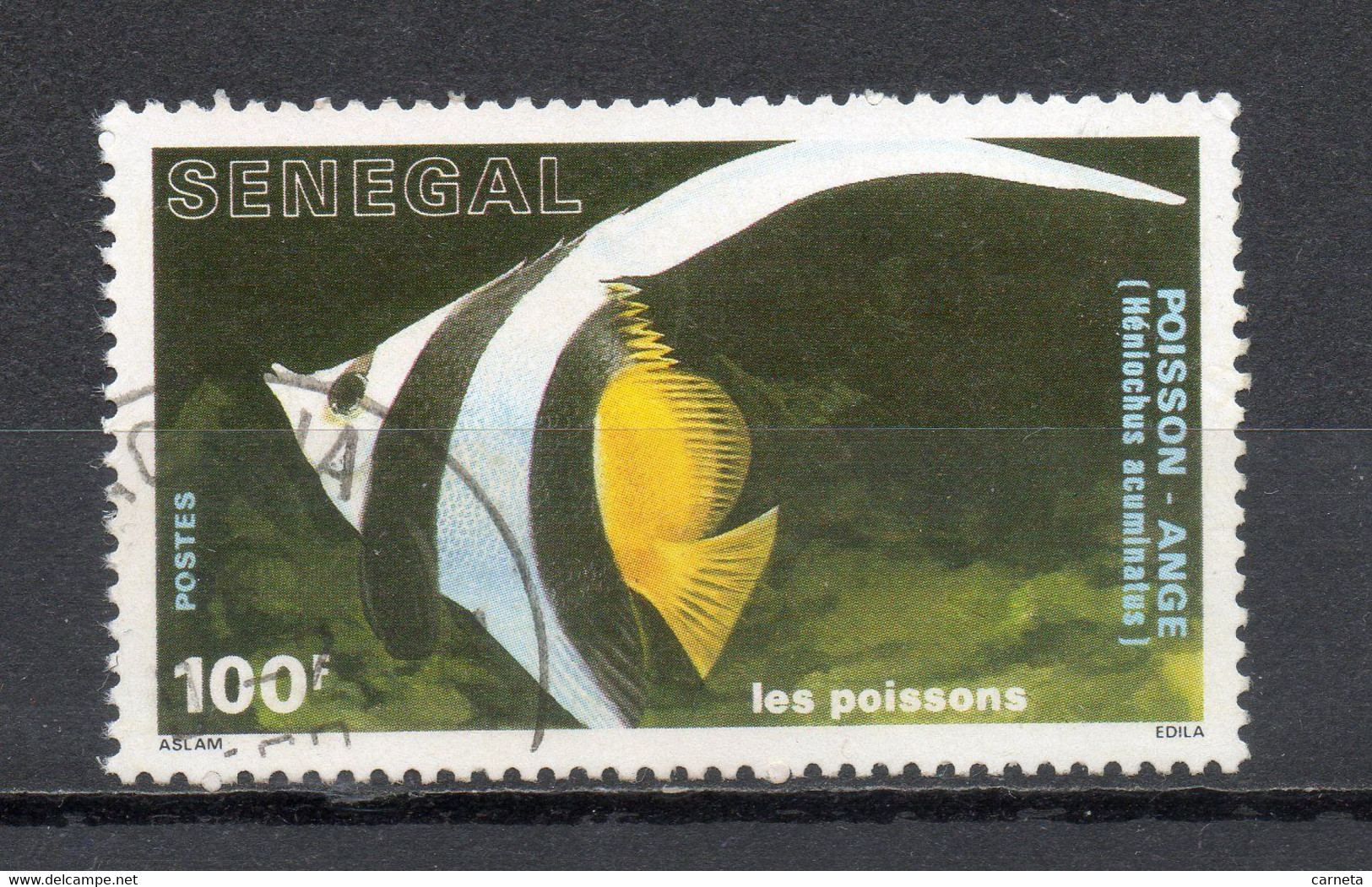 SENEGAL   N° 746     OBLITERE   COTE  0.80€    POISSON ANIMAUX - Sénégal (1960-...)