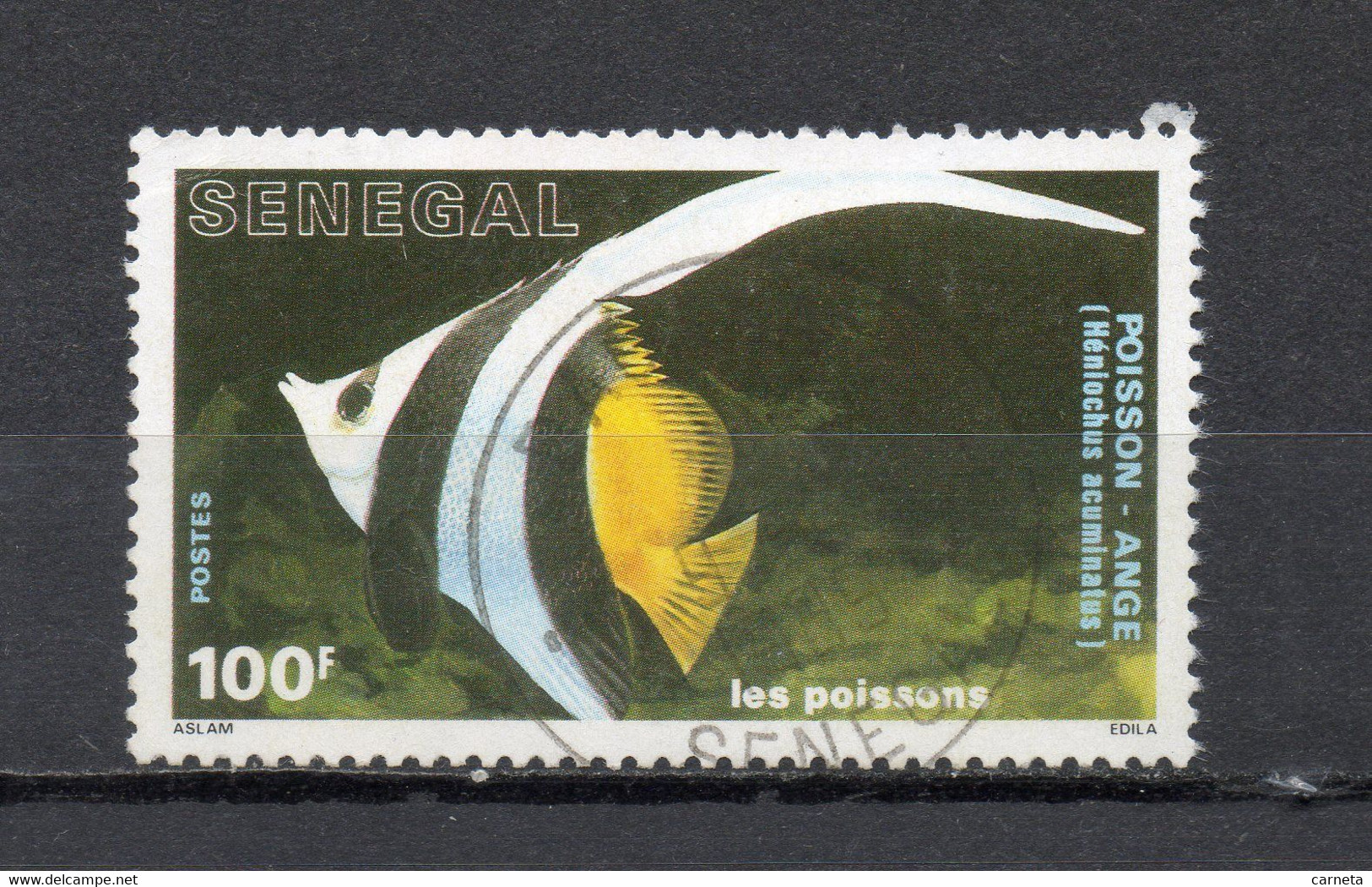 SENEGAL   N° 746     OBLITERE   COTE  0.80€    POISSON ANIMAUX - Sénégal (1960-...)