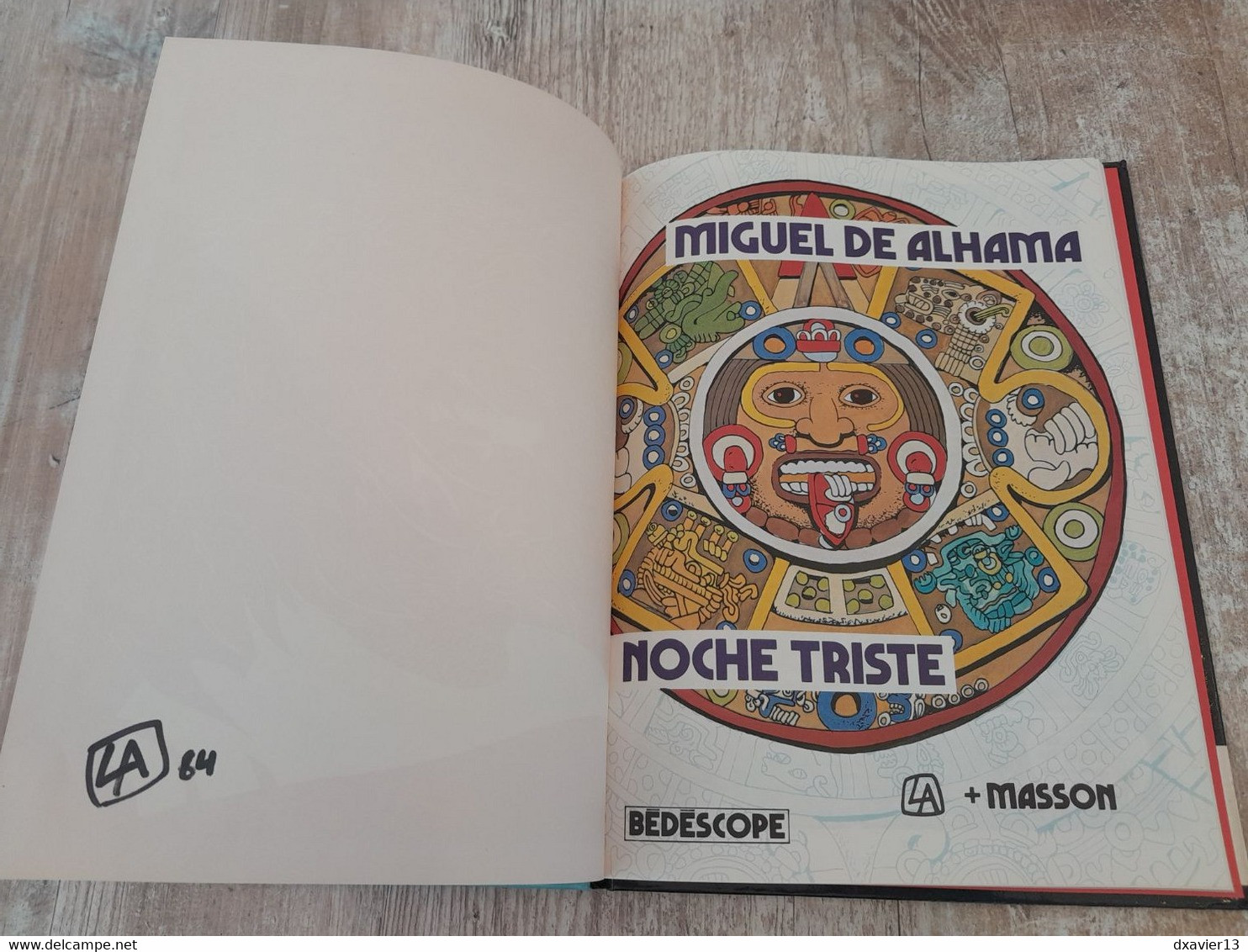 Bande Dessinée Dédicacée -  Une Aventure De Miguel De Alhama 1 - Noche Triste (1984) - Autographs
