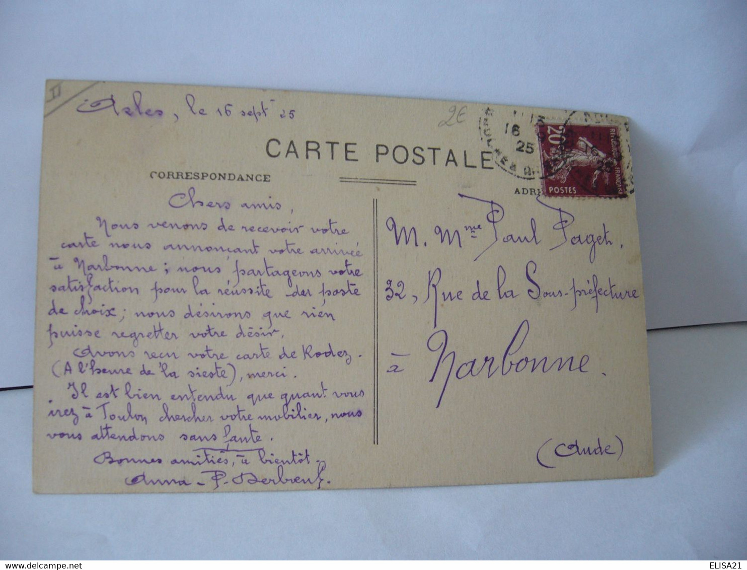 91. EN PROVENCE UNE MANADE  DE TAUREAUX CAMARGUE CPA 1925 - Taureaux