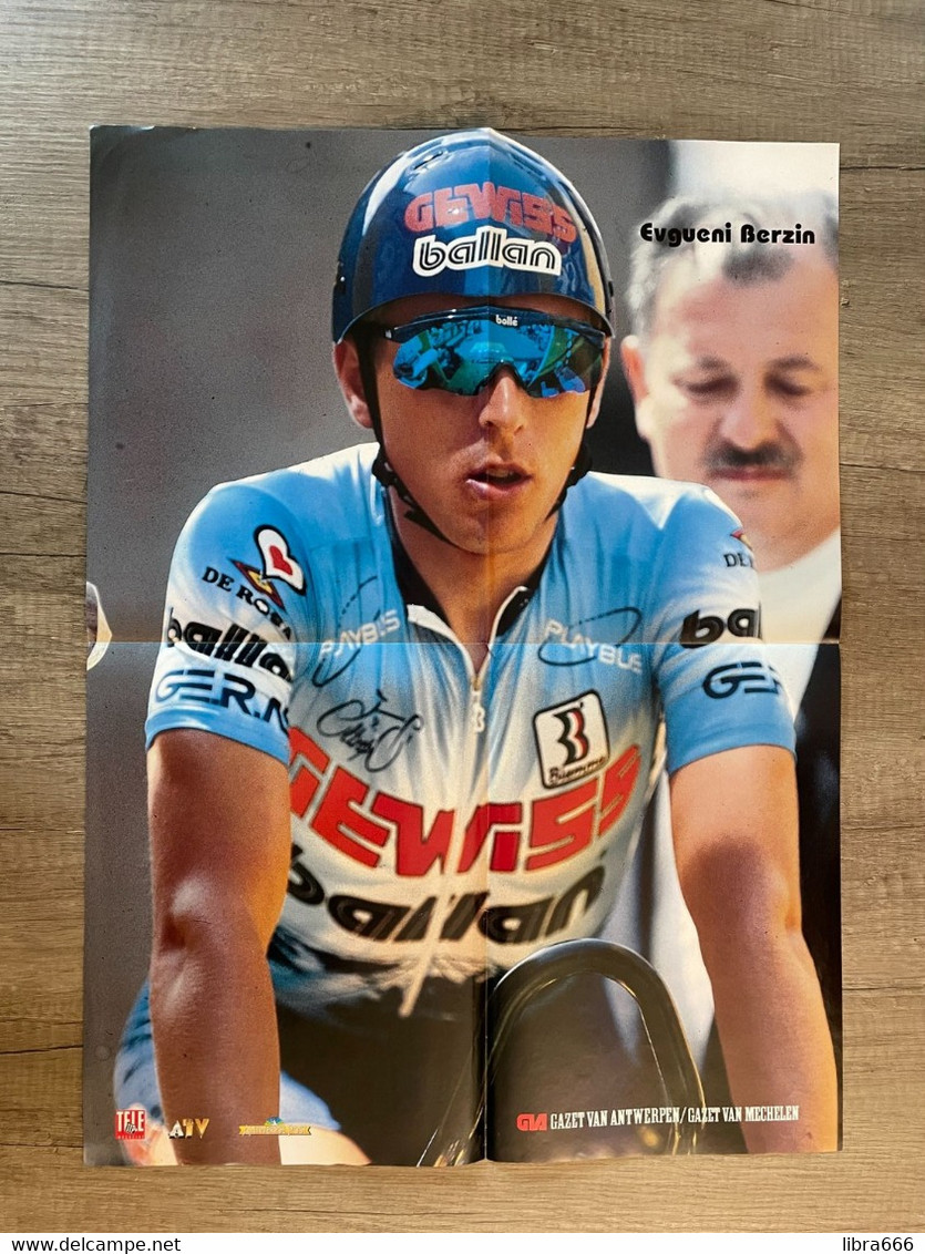 Poster / Affiche - EVGUENI BERZIN - Gewiss-Ballan - 55 X 40 Cm. - Cyclisme
