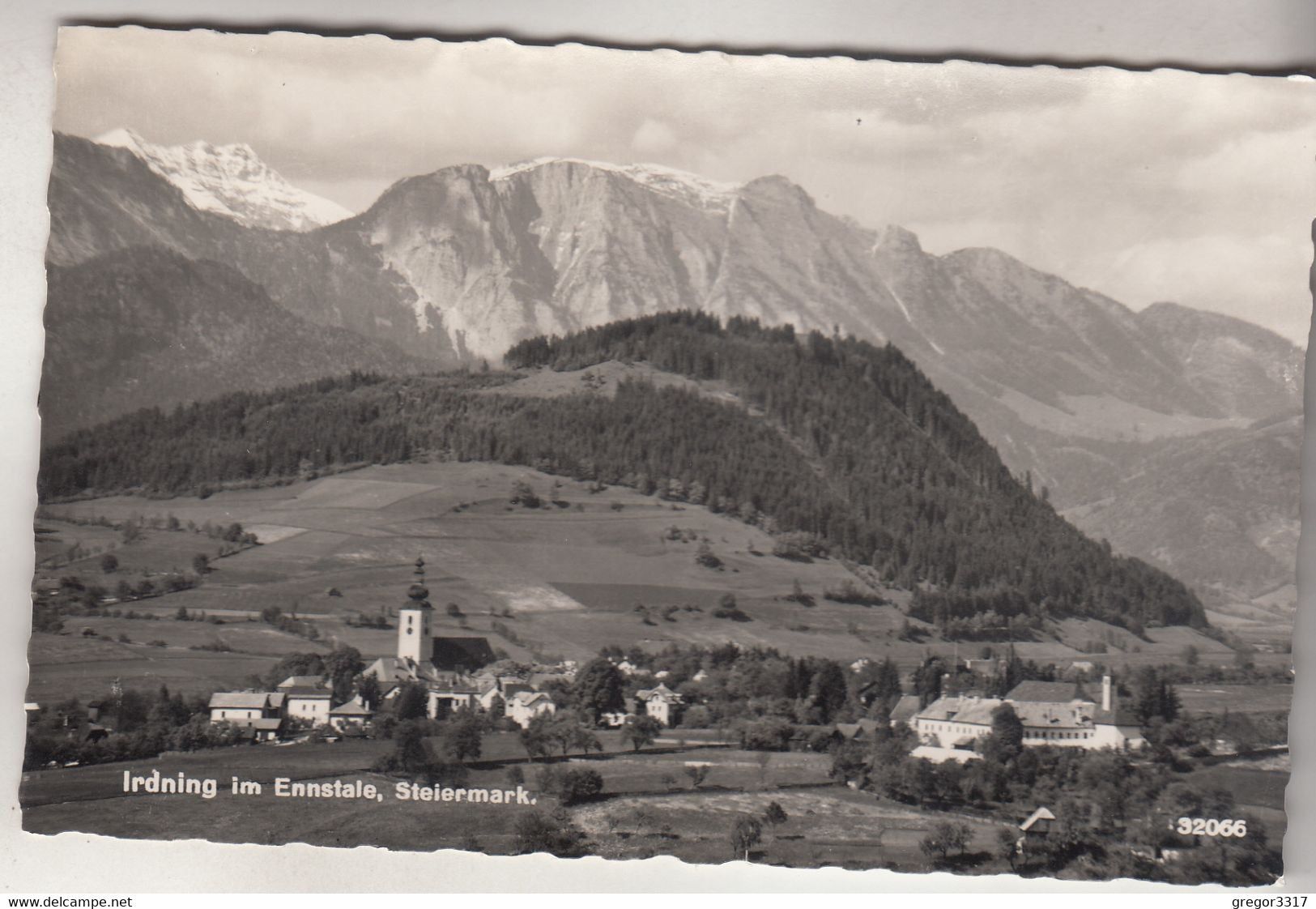 C4381) IRDNING Im Ennstal - Steiermark - Kirche Häuser Berge 1959 - Irdning