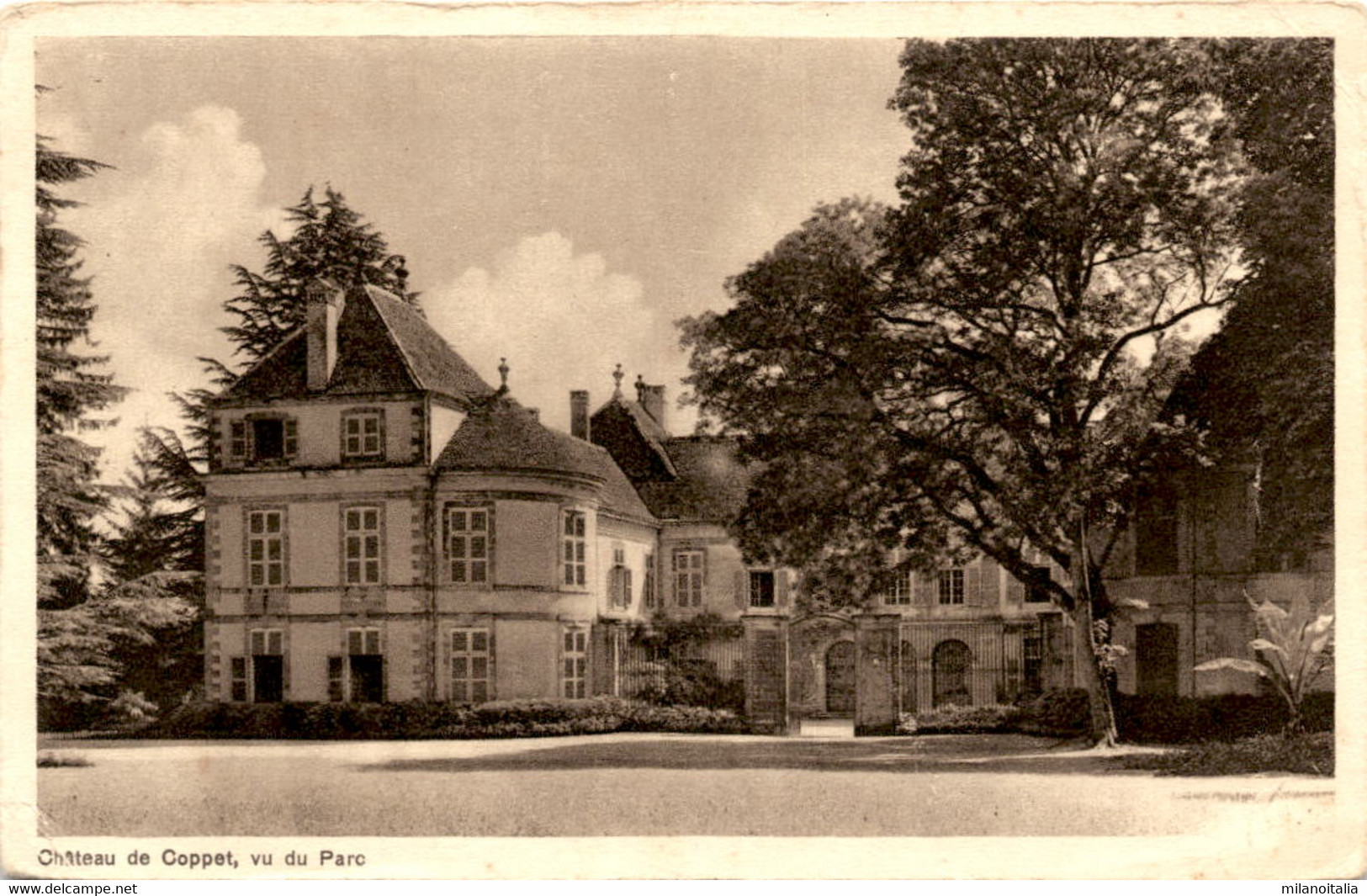 Chateau De Coppet, Vu Du Parc (92224) - Coppet