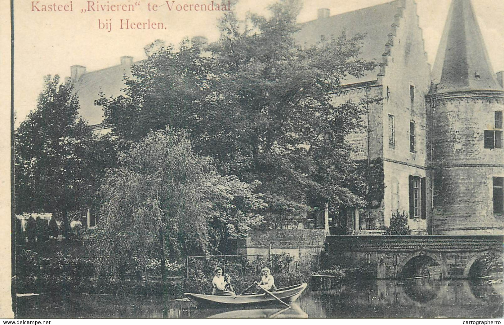 Postcard Netherlands "Rivieren Castle Voerendaal Near Heerlen - Heerlen