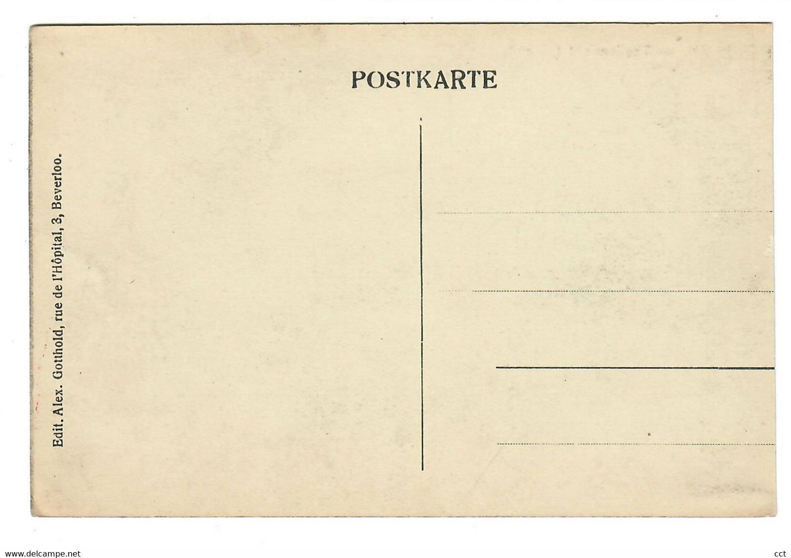 Beverloo Beverlo Leopoldsburg   Theilansicht (Block)    DUITSE UITGIFTE Door Alex Gotthold EERSTE WERELDOORLOG - Leopoldsburg (Camp De Beverloo)