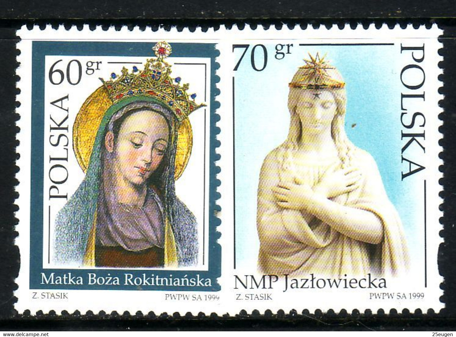 POLAND 1999 MICHEL NO: 3778-3779  MNH - Schilderijen