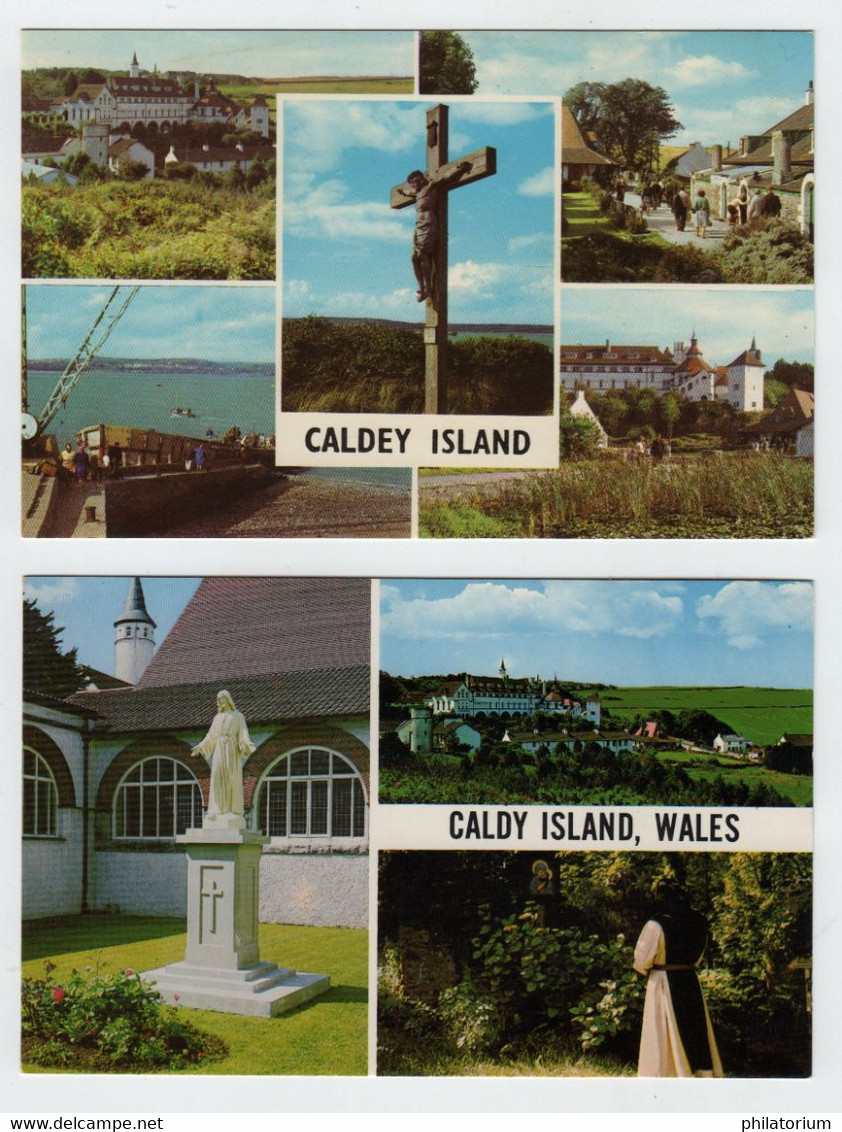 Cymru, Pays De Galles, Caldy Island, Vues Diverses, Le Monastère Cistercien - Pembrokeshire