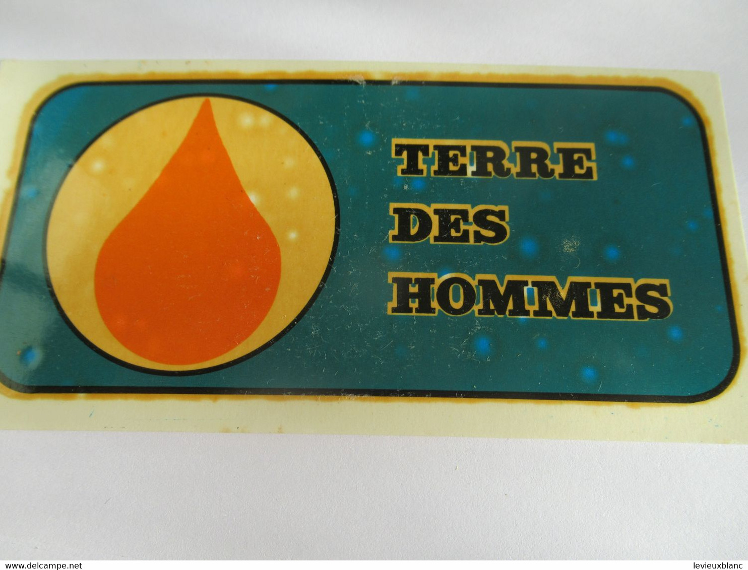 Autocollant Ancien / Association/  Humanitaire/ TERRE Des HOMMES/ Décalcomanie/ Vers 1980-1985        ACOL219 - Stickers