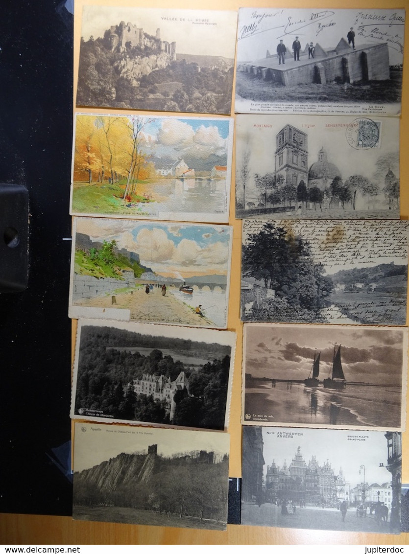 Lot de 240 cartes postales de Belgique Toutes photographiées