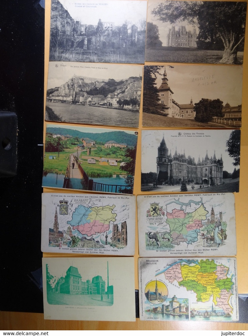 Lot de 240 cartes postales de Belgique Toutes photographiées