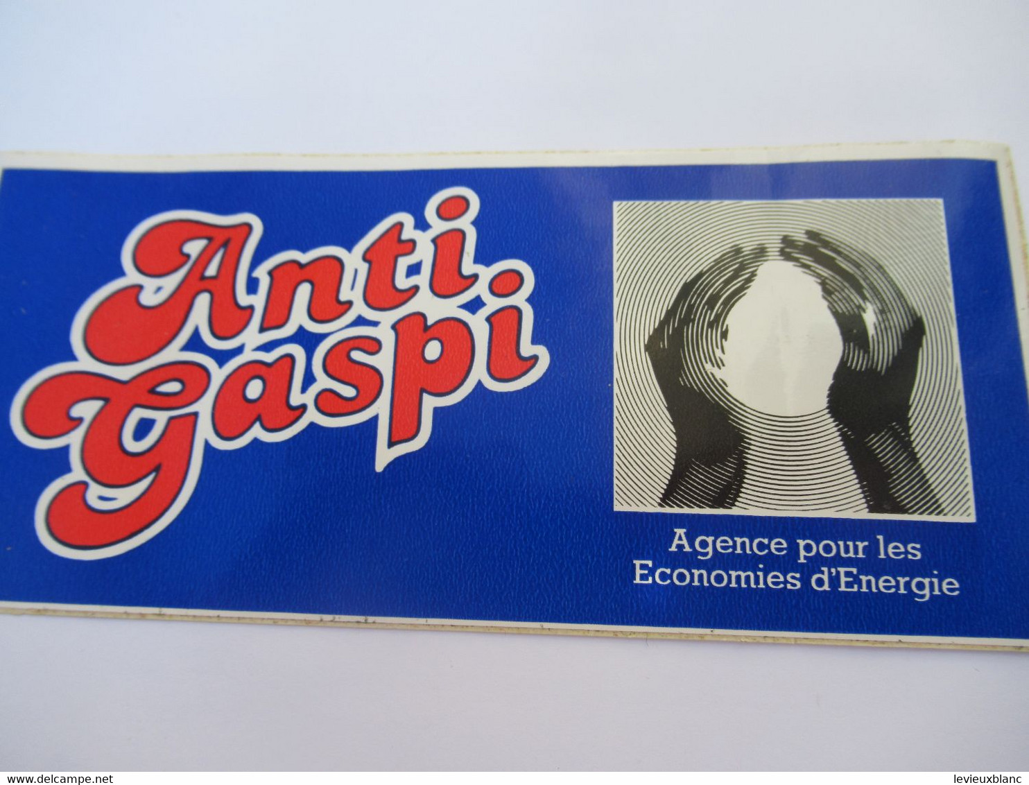 Autocollant Ancien / Energie/ ANTI-GASPI/Agence Pour Les économies D'énergie/ Vers 1980-1982       ACOL220 - Autocollants