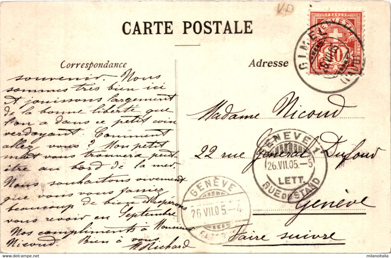 Pension Du Signal Gimel (110) * 26. 7. 1905 - Gimel