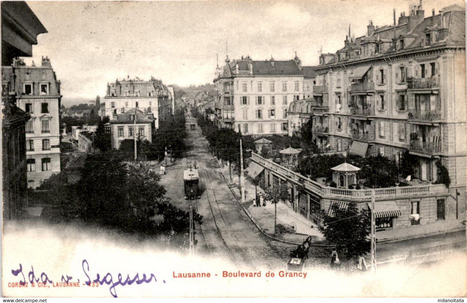 Lausanne - Boulevard De Grancy (433) * 26. 6. 1905 - Grancy