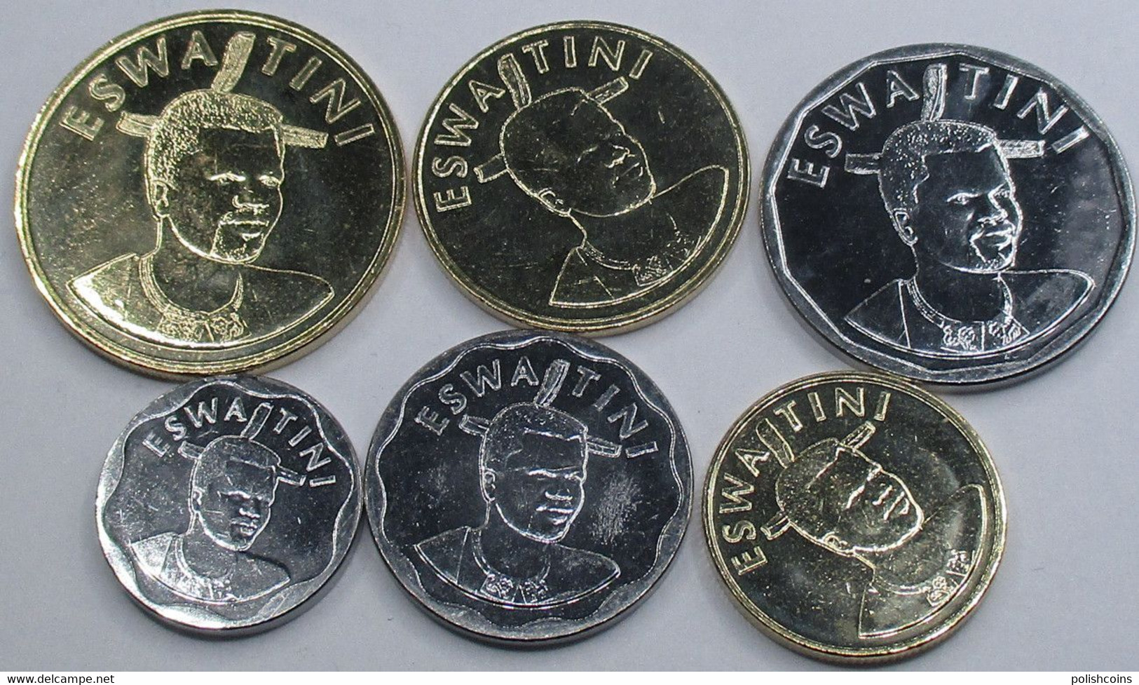 SWAZILAND ESWATINI 2021 Set 6 Coins UNC - Swaziland