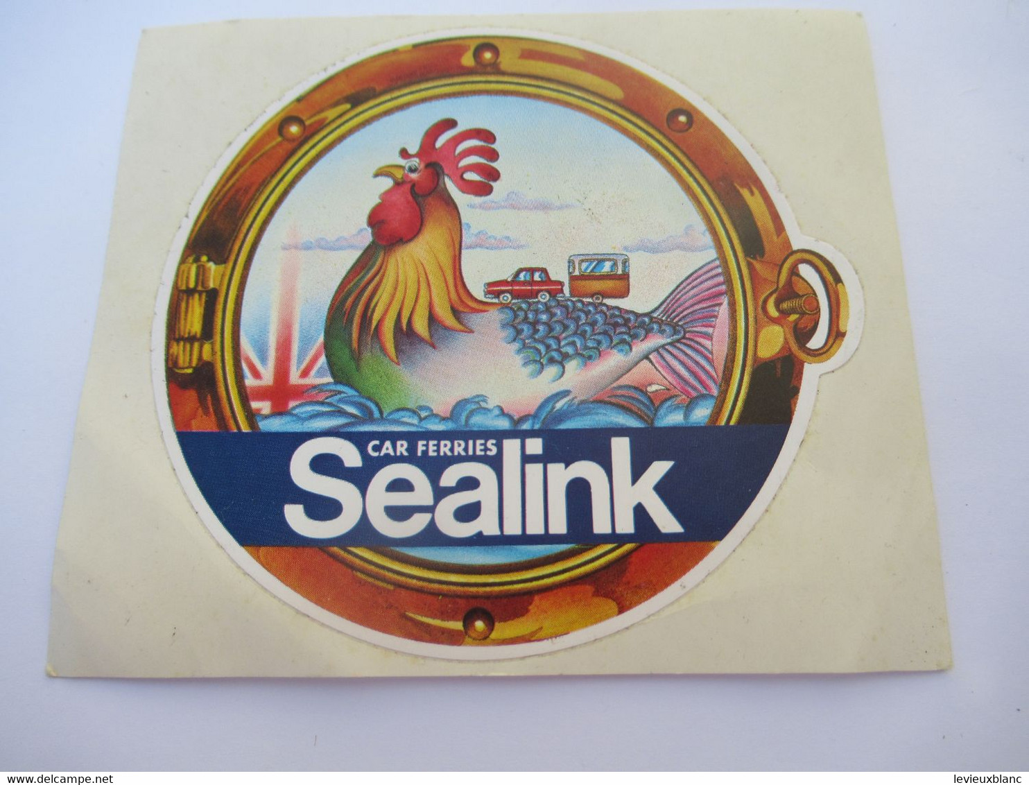 Autocollant Ancien /Transport Maritime /Car Ferries SEALINK / Vers1980-1985     ACOL223 - Adesivi