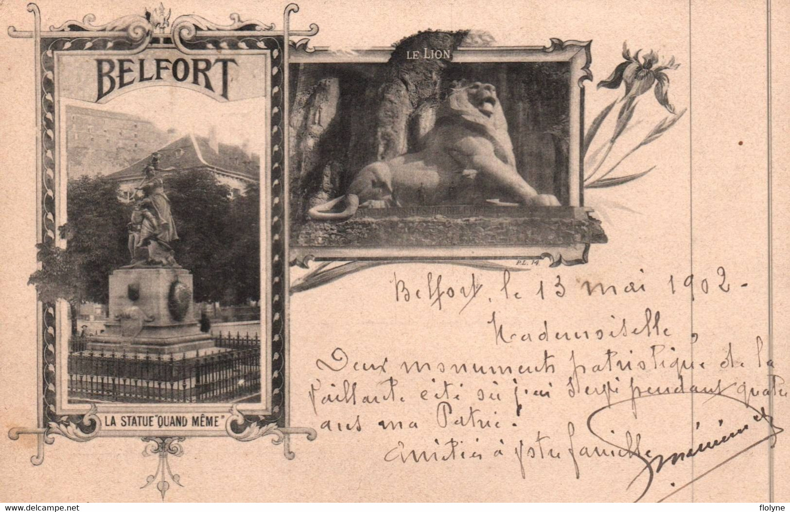 Belfort - Souvenir De La Ville - 1902 - Belfort - Stadt