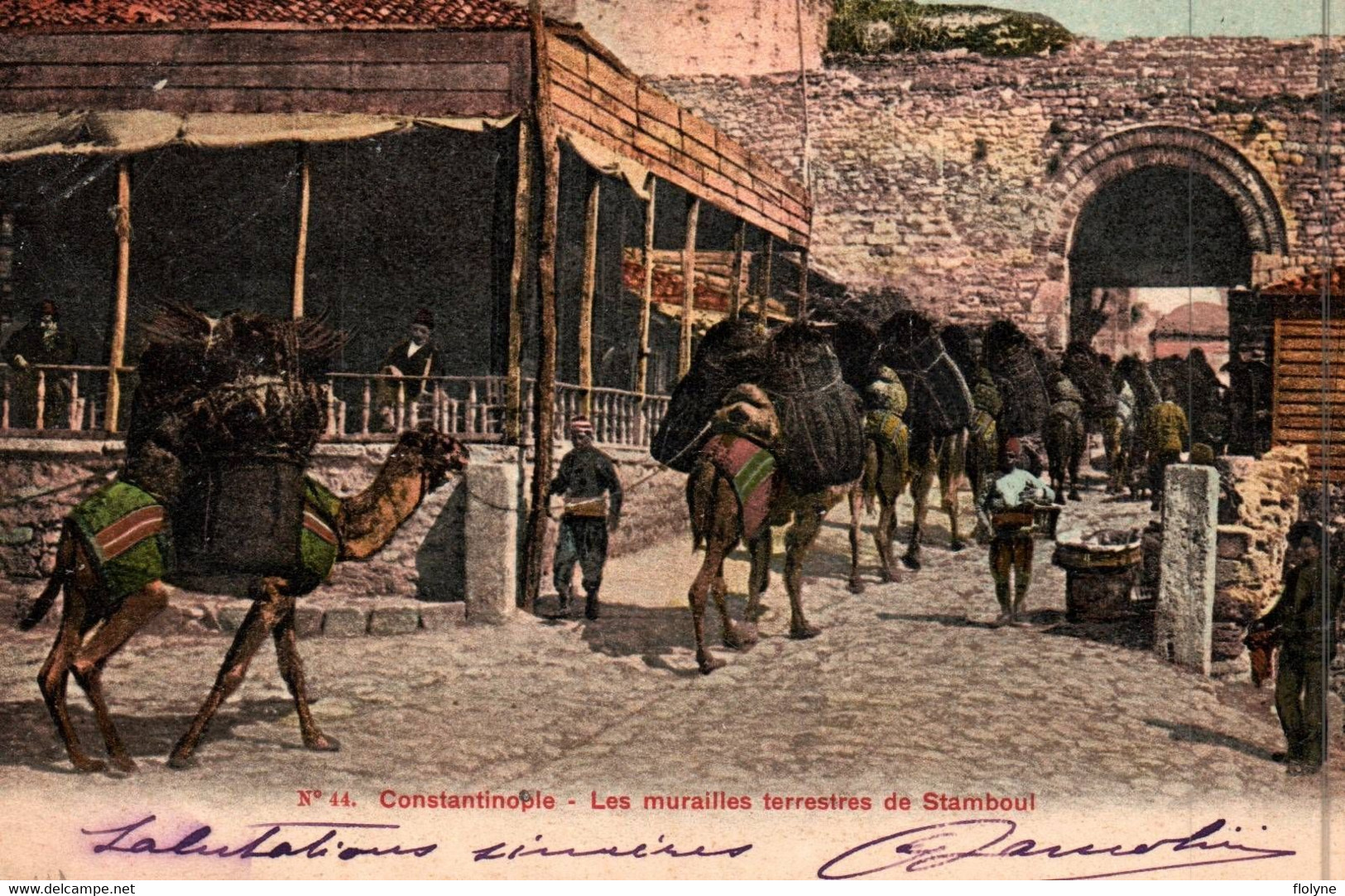 Constantinople - Les Murailles Terrestres De Stamboul - Chameaux - Turquie Turkey - Türkei