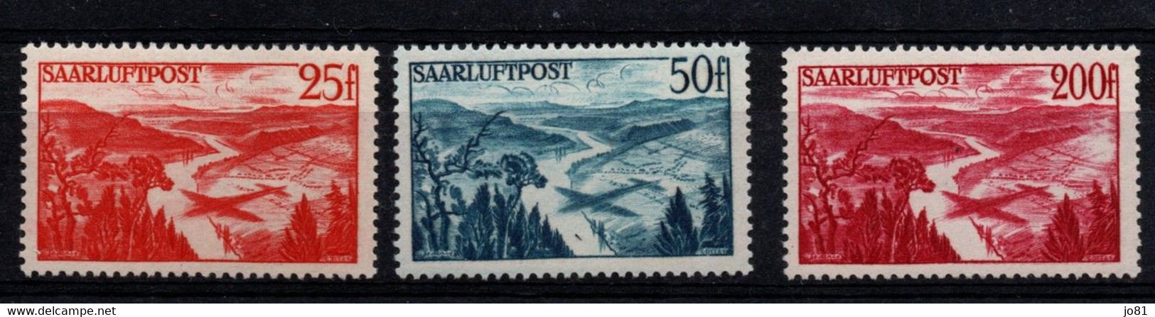 Sarre YT PA 9-11 Neuf Sans Charnière XX MNH - Poste Aérienne