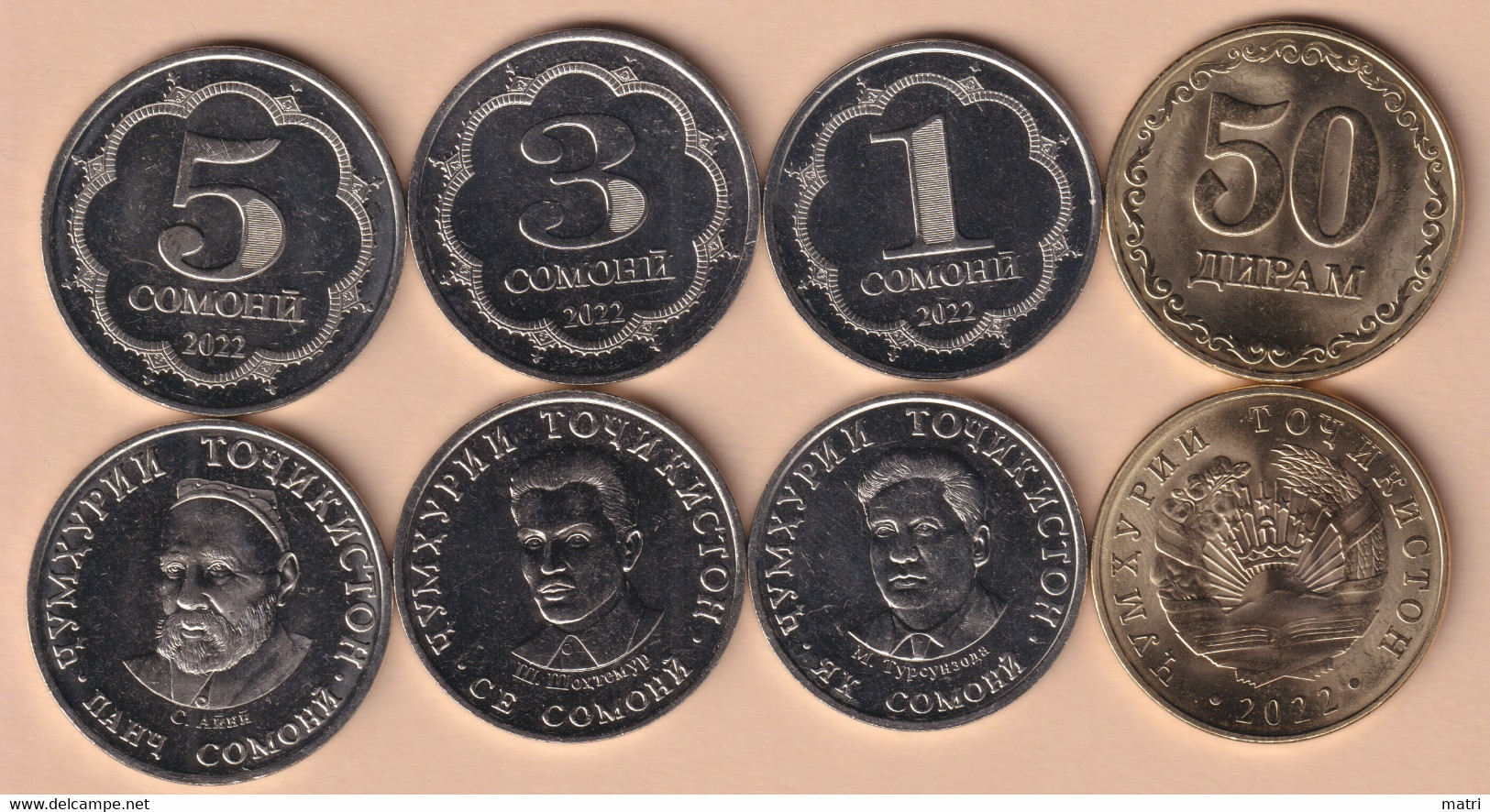 Tajikistan 4 Coins 2022 Set  UNC - Tadjikistan