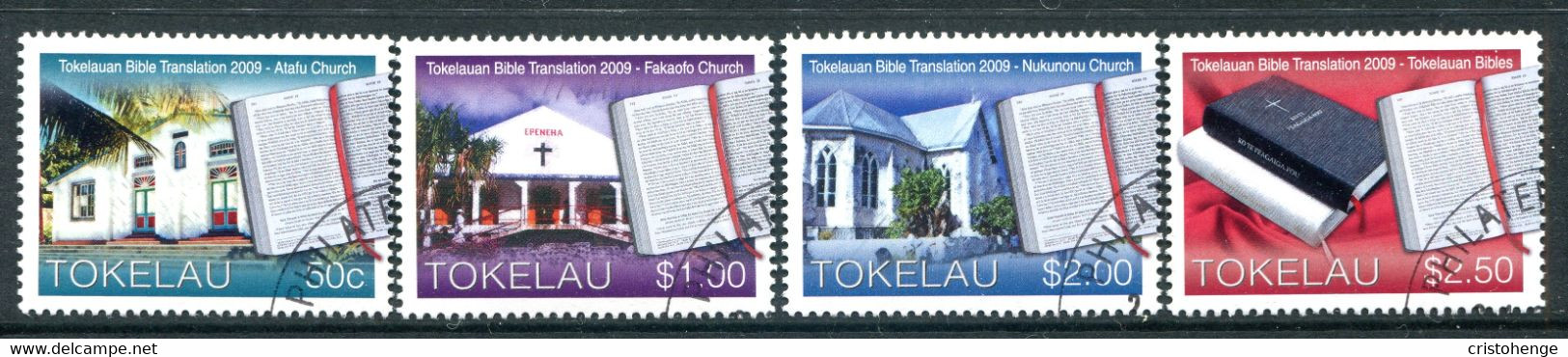 Tokelau 2010 Tokelau Bible Translation Set CTO Used (SG 415-418) - Tokelau