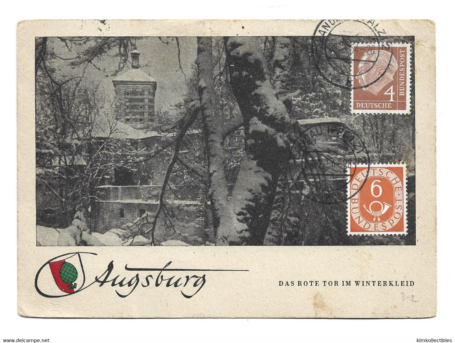 GERMANY DEUTSCHLAND - AUGSBURG 1948 MUNCHEN SPECIAL CANCEL ESPERANTO KONGRESO - Esperanto