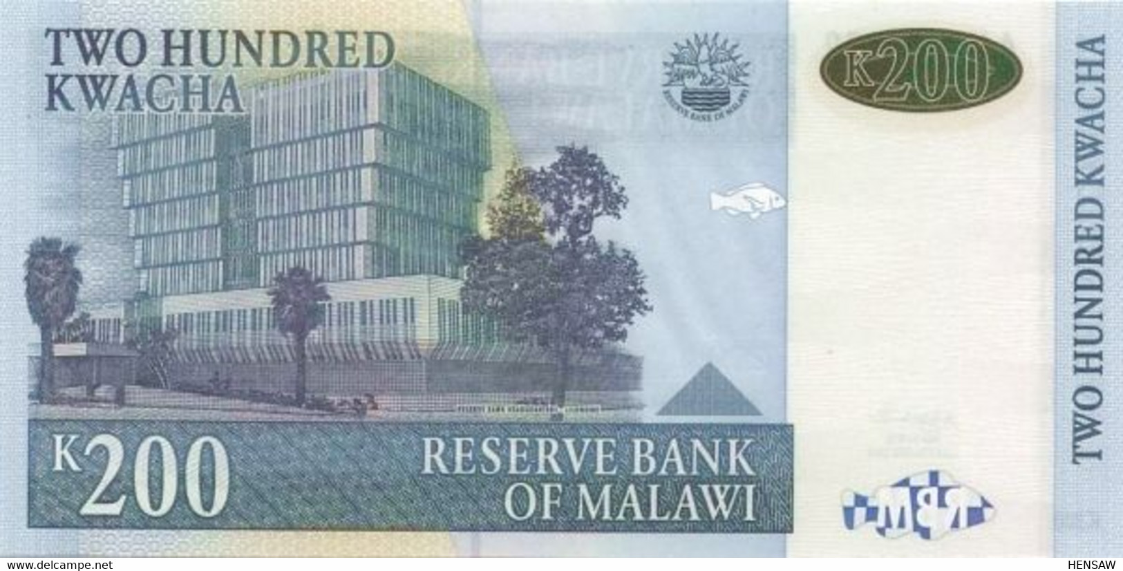 MALAWI 200 KWACHA 2003 P 47b UNC SC NUEVO - Malawi
