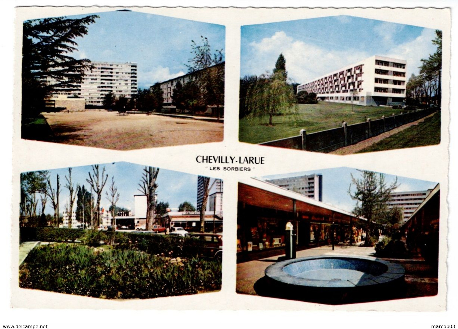 94 VAL DE MARNE CHEVILLY LARUE Les Sorbiers Multivues Plan Peu Courant - Chevilly Larue