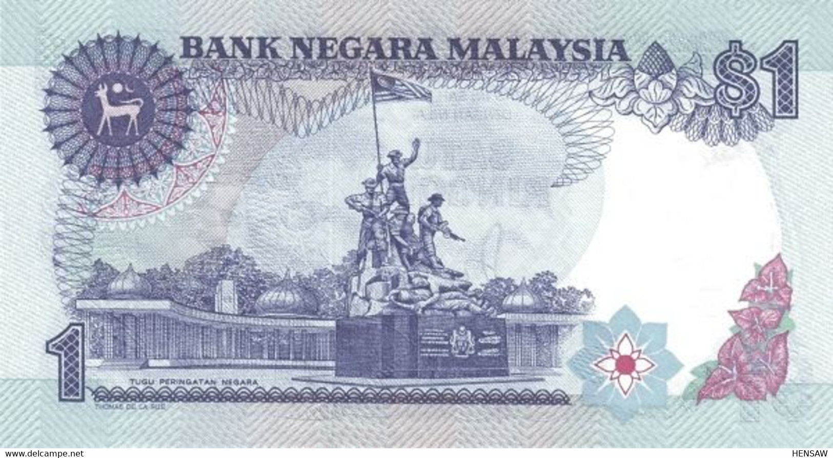 MALAYSIA 1 RINGGIT 1986 P 27 UNC SC NUEVO - Malesia