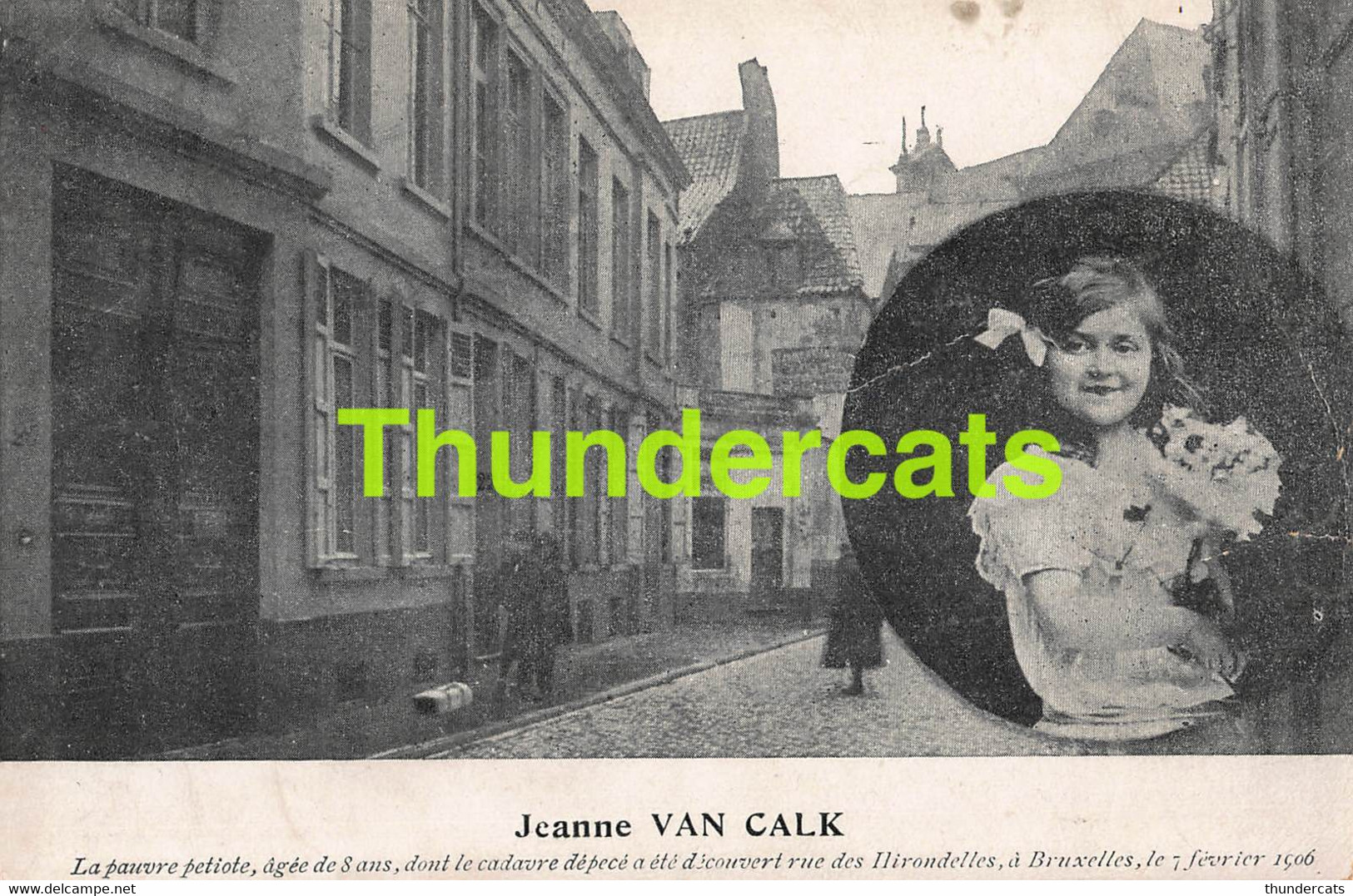 CPA BRUXELLES JEANNE VAN CALK - Personnages Célèbres