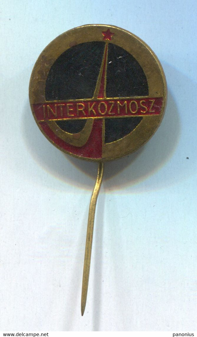 Interkozmosz - Cosmos Space Program, Rocket, Vintage Pin  Badge Abzeichen - Espacio