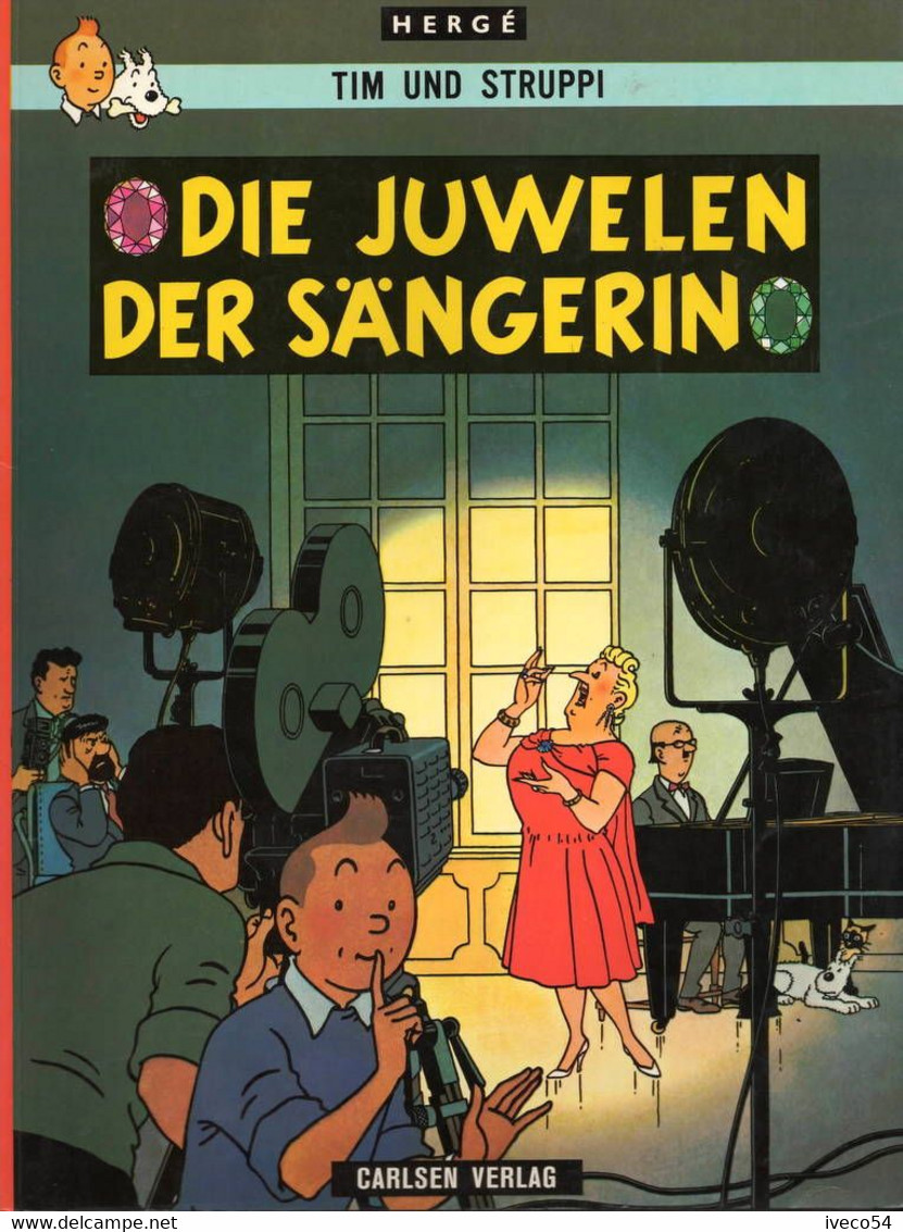 1980   Tim Und Struppi "    Die Juwelen Der Sängern "  ( Carlen Verlag ) - Autres & Non Classés