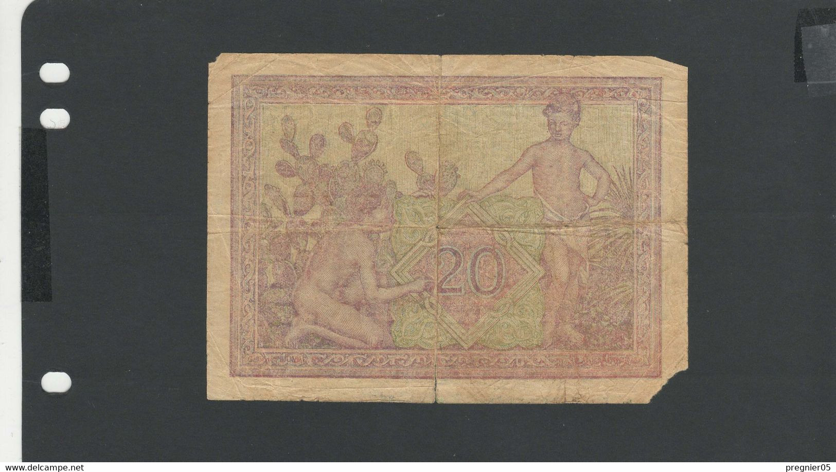 ALGERIE - Billet 20 Franc 1945 AB/G Pick-92b - Algerien